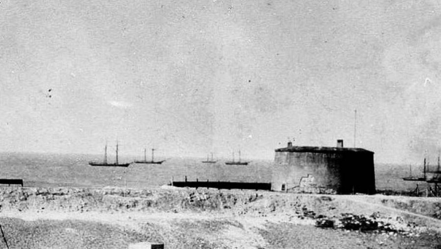 Earliest known photograph of the Tower, taken around 1840